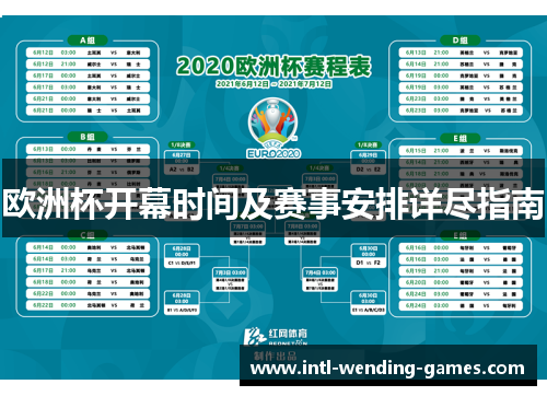 欧洲杯开幕时间及赛事安排详尽指南